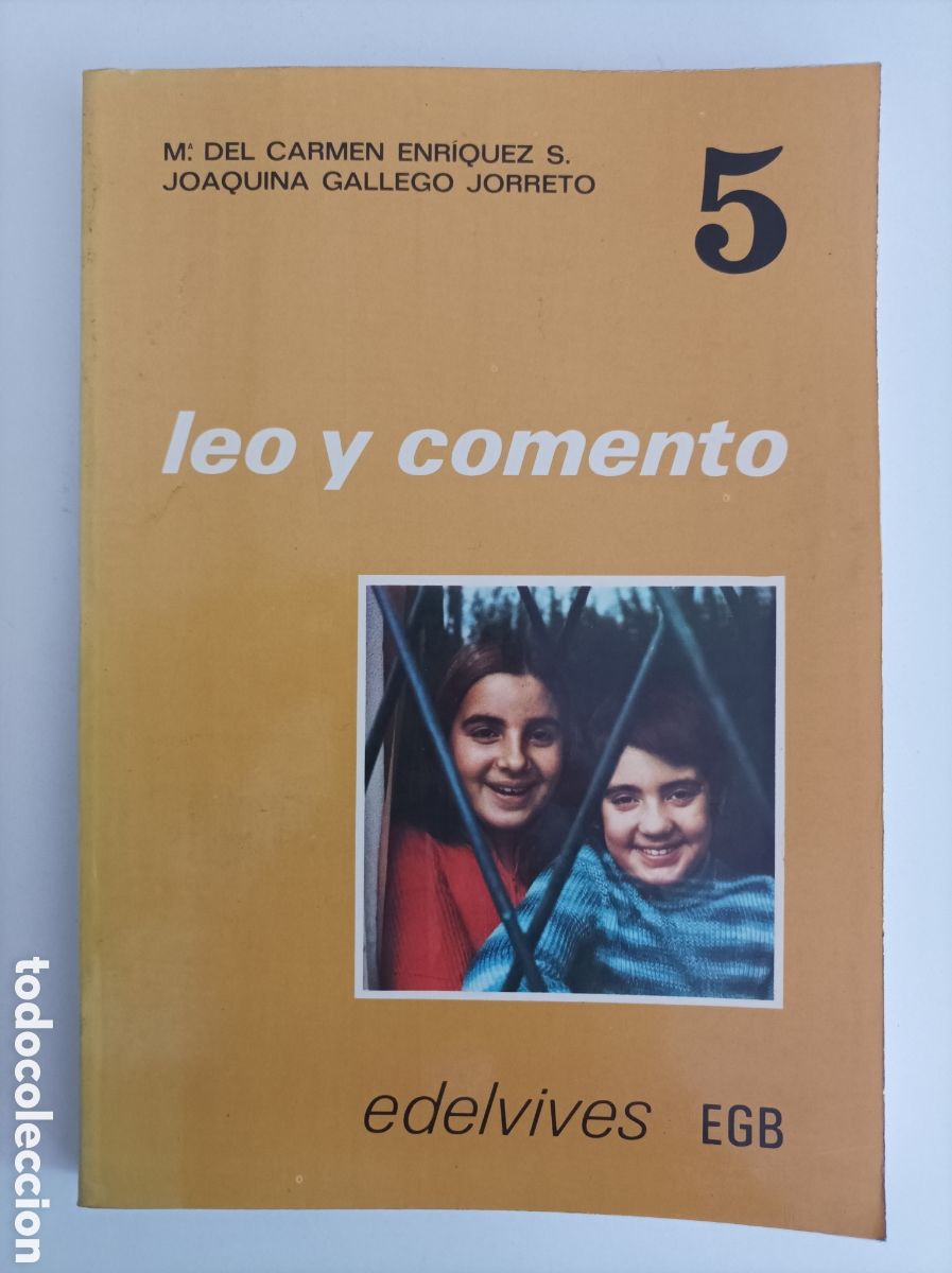 Libros de segunda mano: Leo y comento. Lecturas. 5&ordm; EGB. Edelvives. - Foto 1