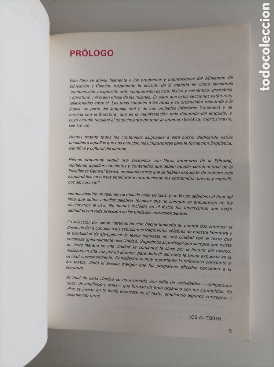 Libros de segunda mano: Mi lenguaje. Consulta. 8&ordm; EGB. Edelvives. - Foto 4