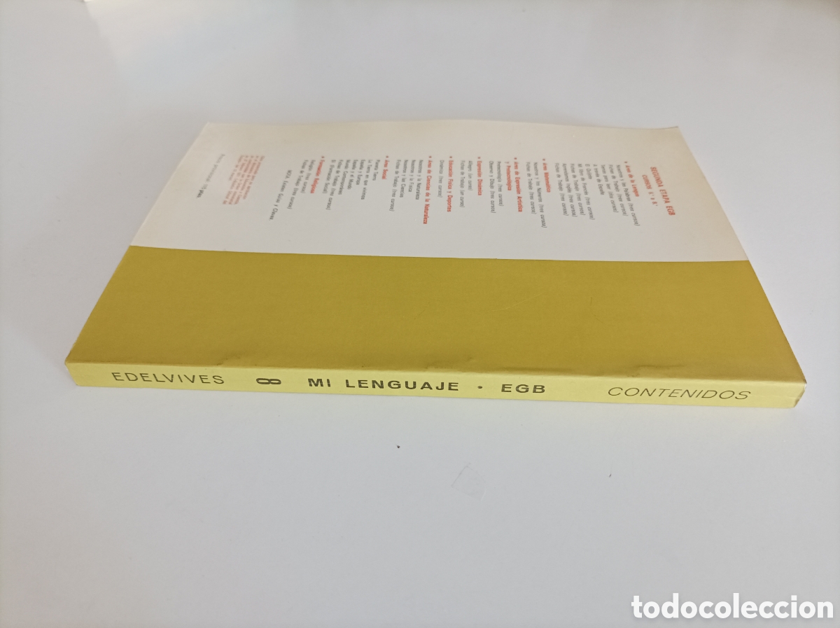 Libros de segunda mano: Mi lenguaje. Contenidod. 8&ordm; EGB. Edelvives - Foto 6