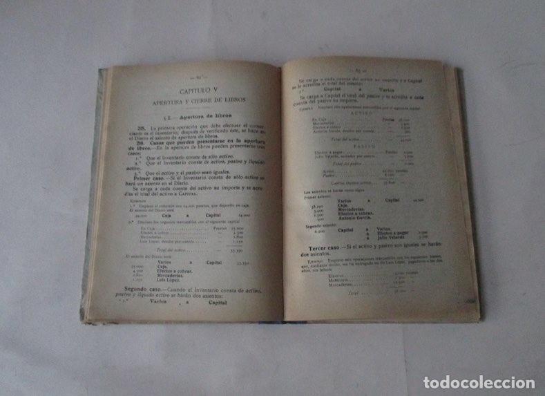 Libros de segunda mano: TENEDURIA DE LIBROS, CON LAGUNAS NOCIONES SOBRE EFECTOS DE COEMRCIO - Foto 2