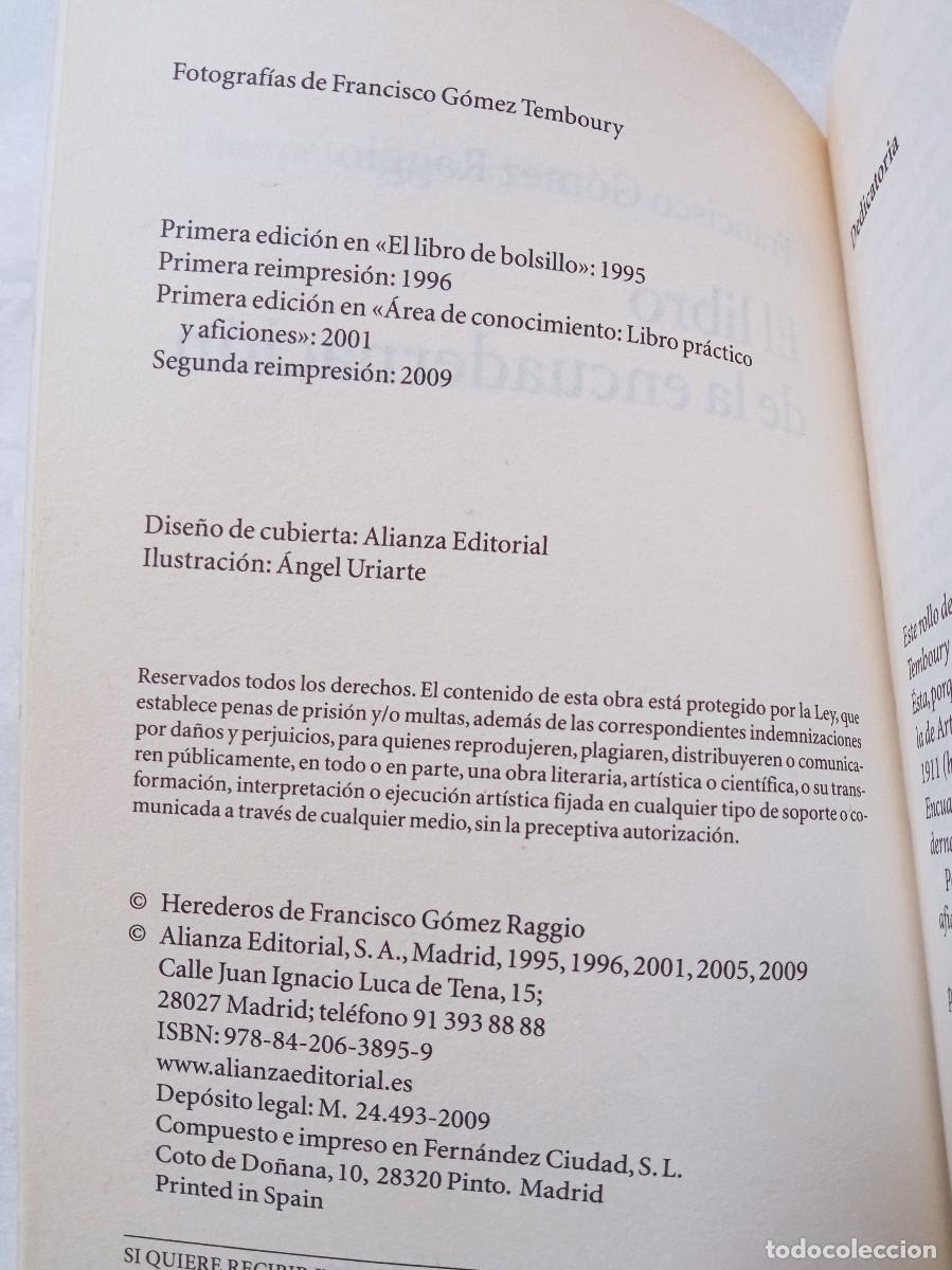 Libros de segunda mano: El libro de la encuadernaci&oacute;n. Francisco G&oacute;mez Raggio - Foto 3