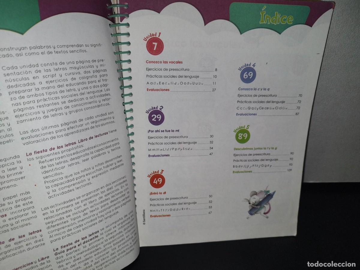 Libros de segunda mano: 81- LA FIESTA DE LAS LETRAS. LIBRO DE EJERCICIOS - BEATRIZ ITURBE TREJO - 2011 - Foto 5