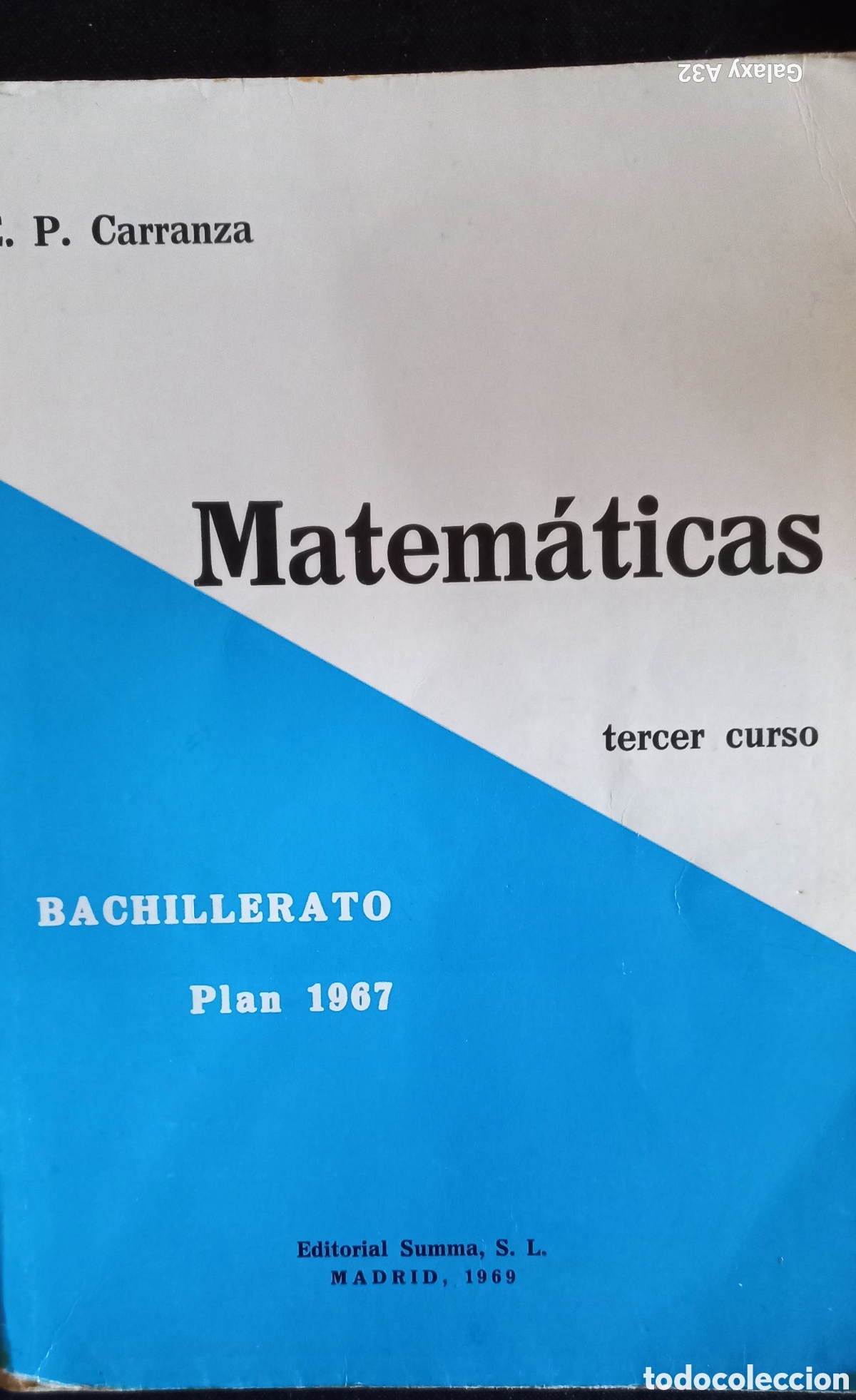 Libros de segunda mano: MATEM&Aacute;TICAS TERCER CURSO BACHILLERATO PLAN 1967. - Foto 1