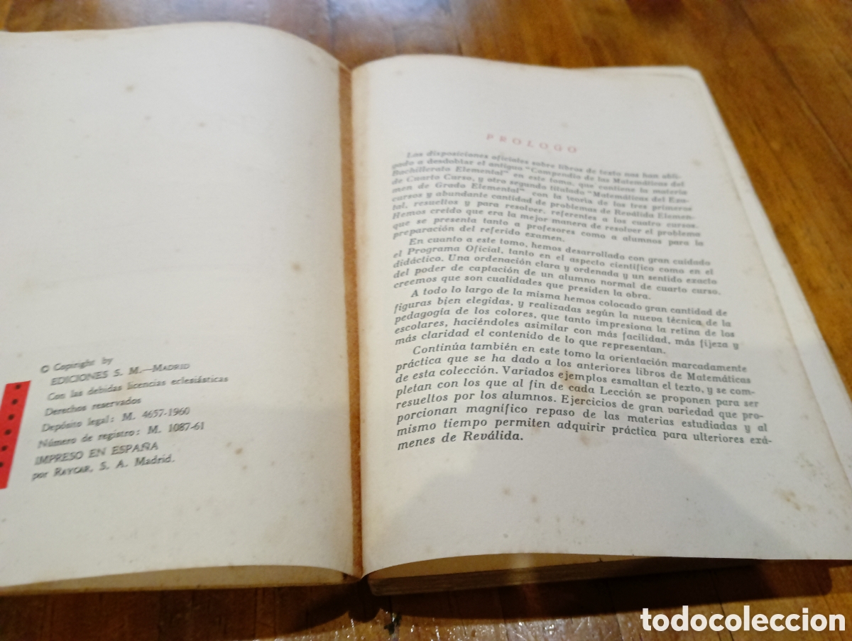 Libros de segunda mano: Matem&aacute;ticas 4 . Ediciones S.M - Foto 3