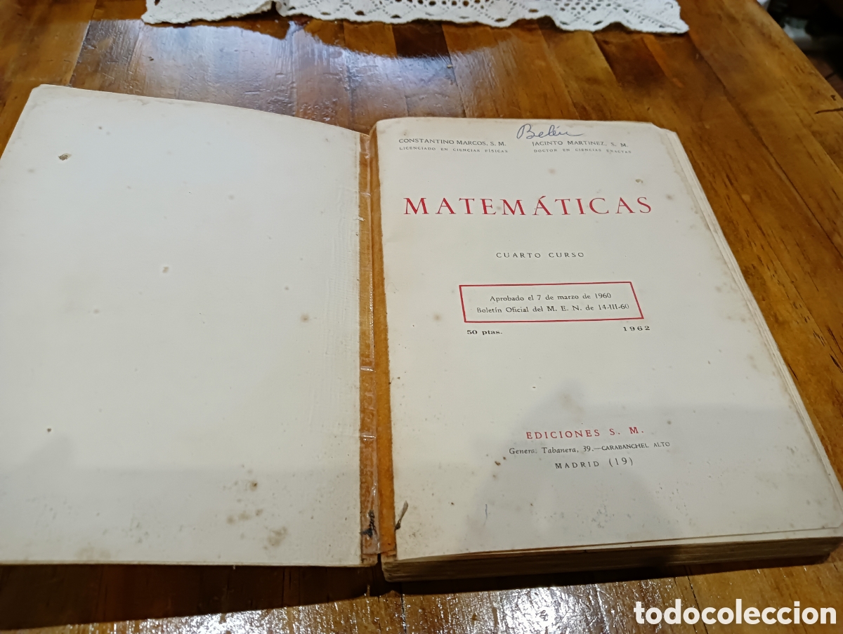 Libros de segunda mano: Matem&aacute;ticas 4 . Ediciones S.M - Foto 4