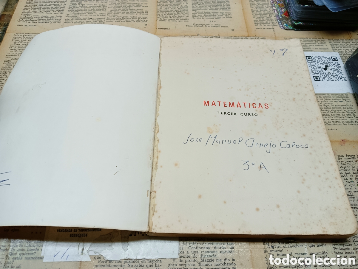 Libros de segunda mano: Matematica Moderna 3 Curso. Bru&ntilde;o - Foto 3