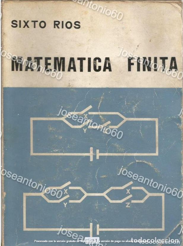 Libros de segunda mano: Matem&aacute;tica finita. 1972 - Sixto Rios - Foto 1