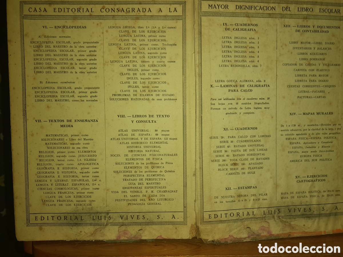 Libros de segunda mano: FRANC&Eacute;S PRIMER CURSO EDITORIAL LUIS VIVES 1946 - Foto 8