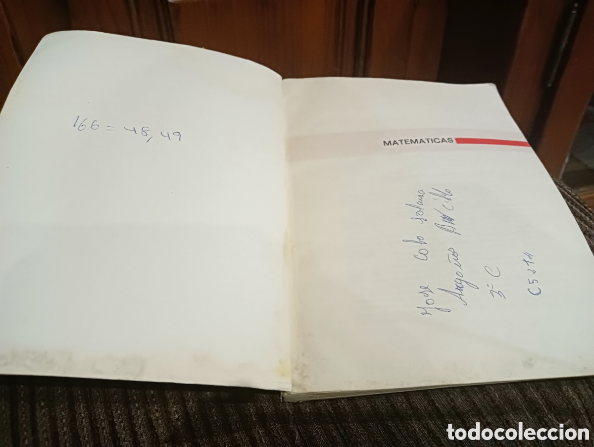 Libros de segunda mano: Matem&aacute;ticas 3 . Juan Casulleras Regas - Foto 3