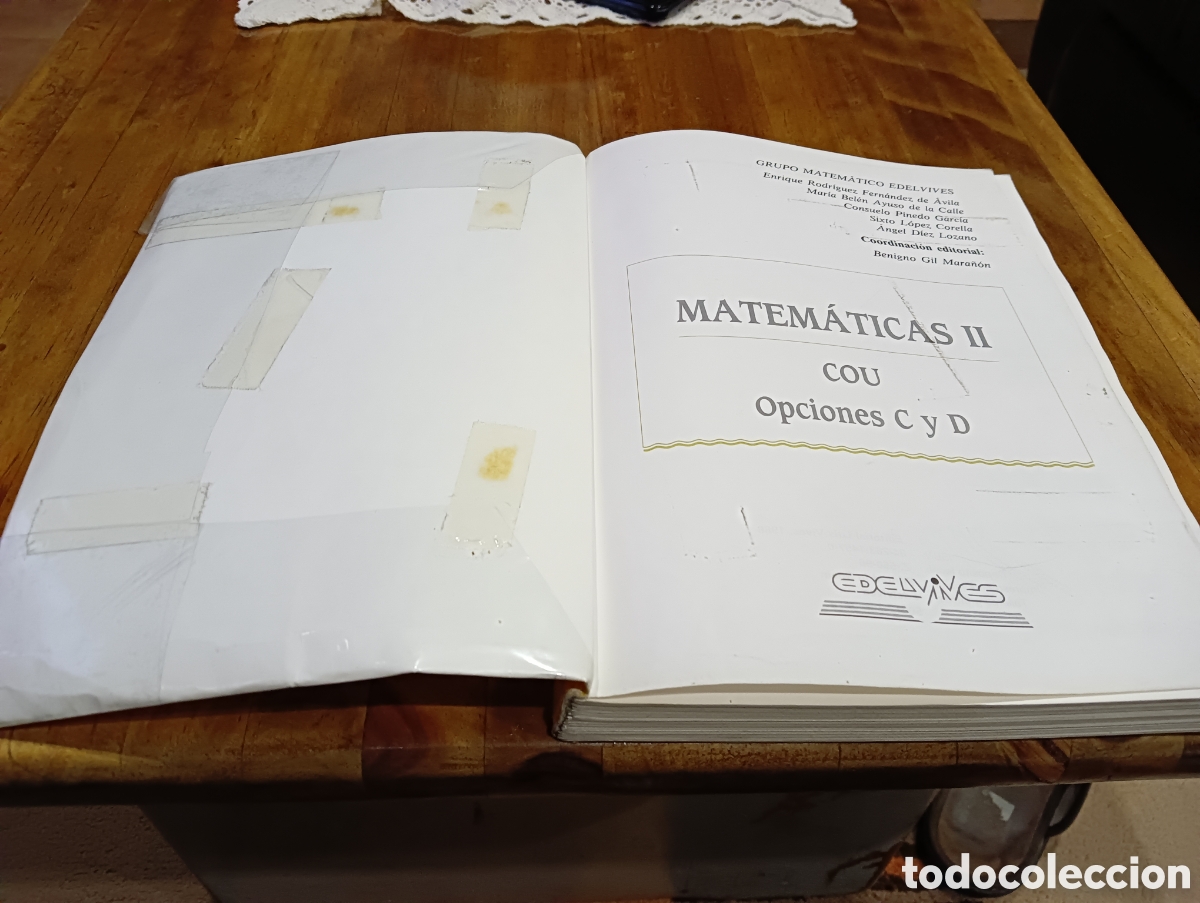 Libros de segunda mano: Matem&aacute;ticas II COU. Edelvives. - Foto 4