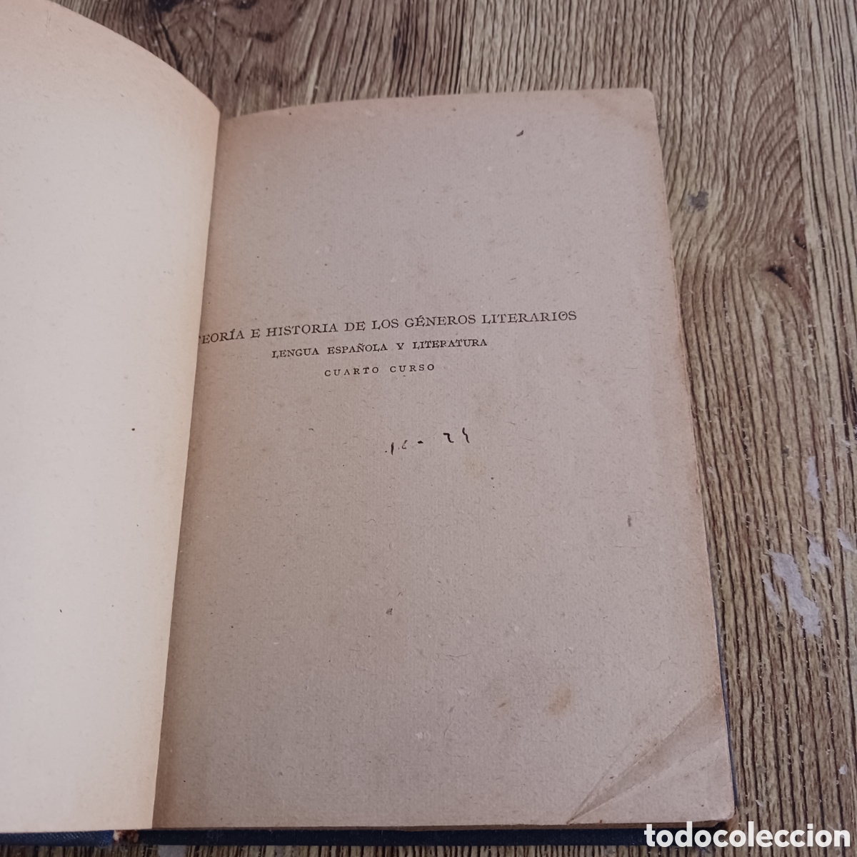 Libros de segunda mano: Teor&iacute;a e Historia de los G&eacute;neros Literarios - Foto 2