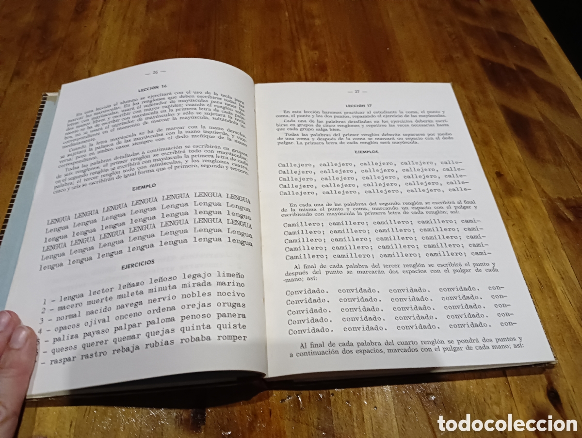 Libros de segunda mano: Curso completo de Mecanograf&iacute;a. - Foto 3