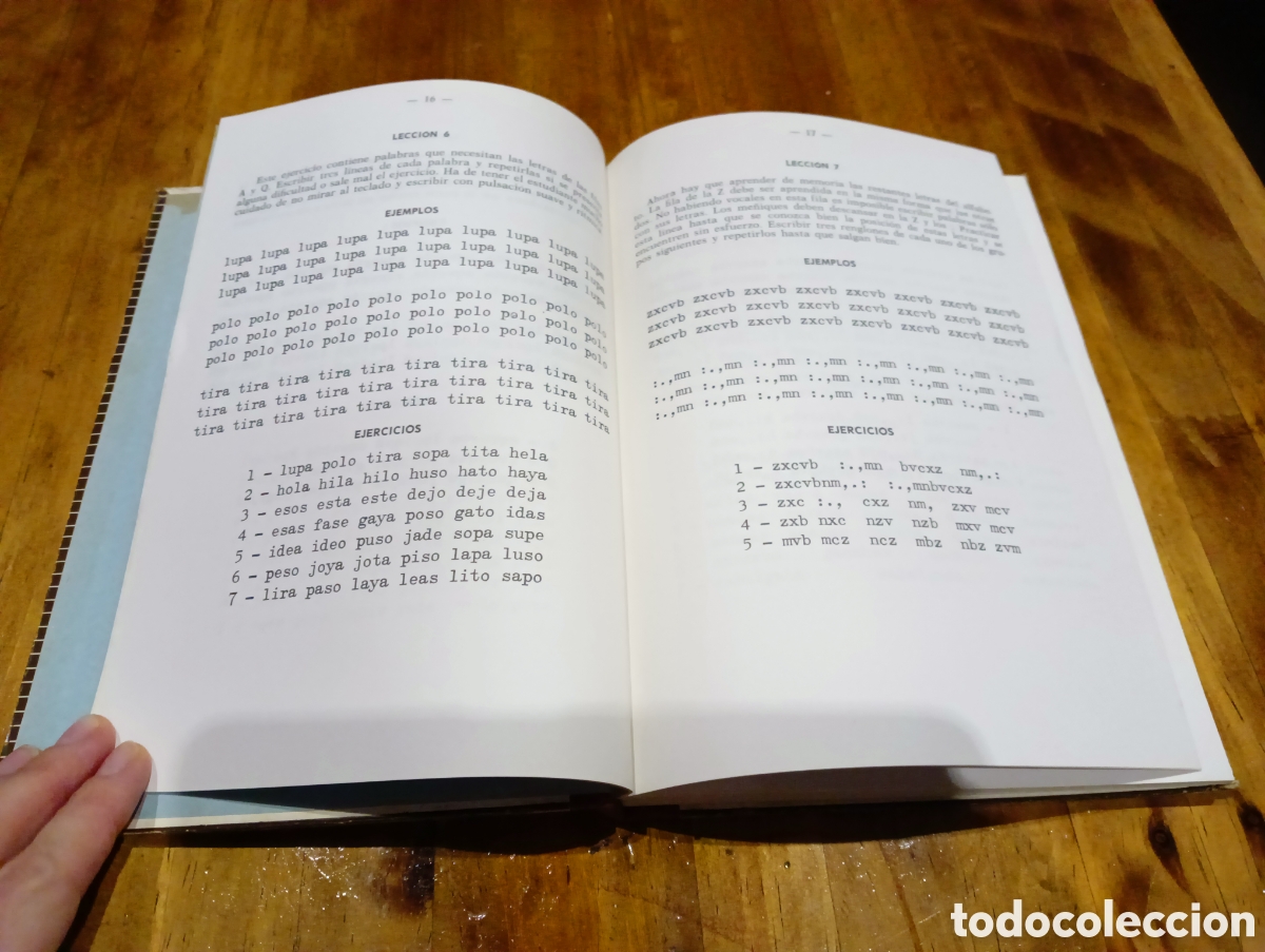 Libros de segunda mano: Curso completo de Mecanograf&iacute;a. - Foto 4