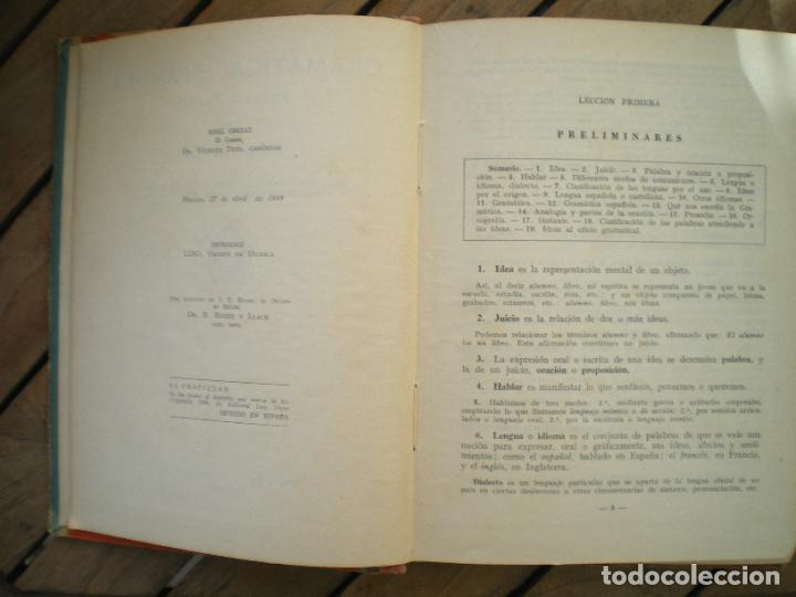 Libros de segunda mano: GRAMATICA, ED. LUIS VIVES 1949 - Foto 2