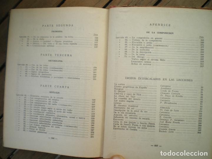 Libros de segunda mano: GRAMATICA, ED. LUIS VIVES 1949 - Foto 4