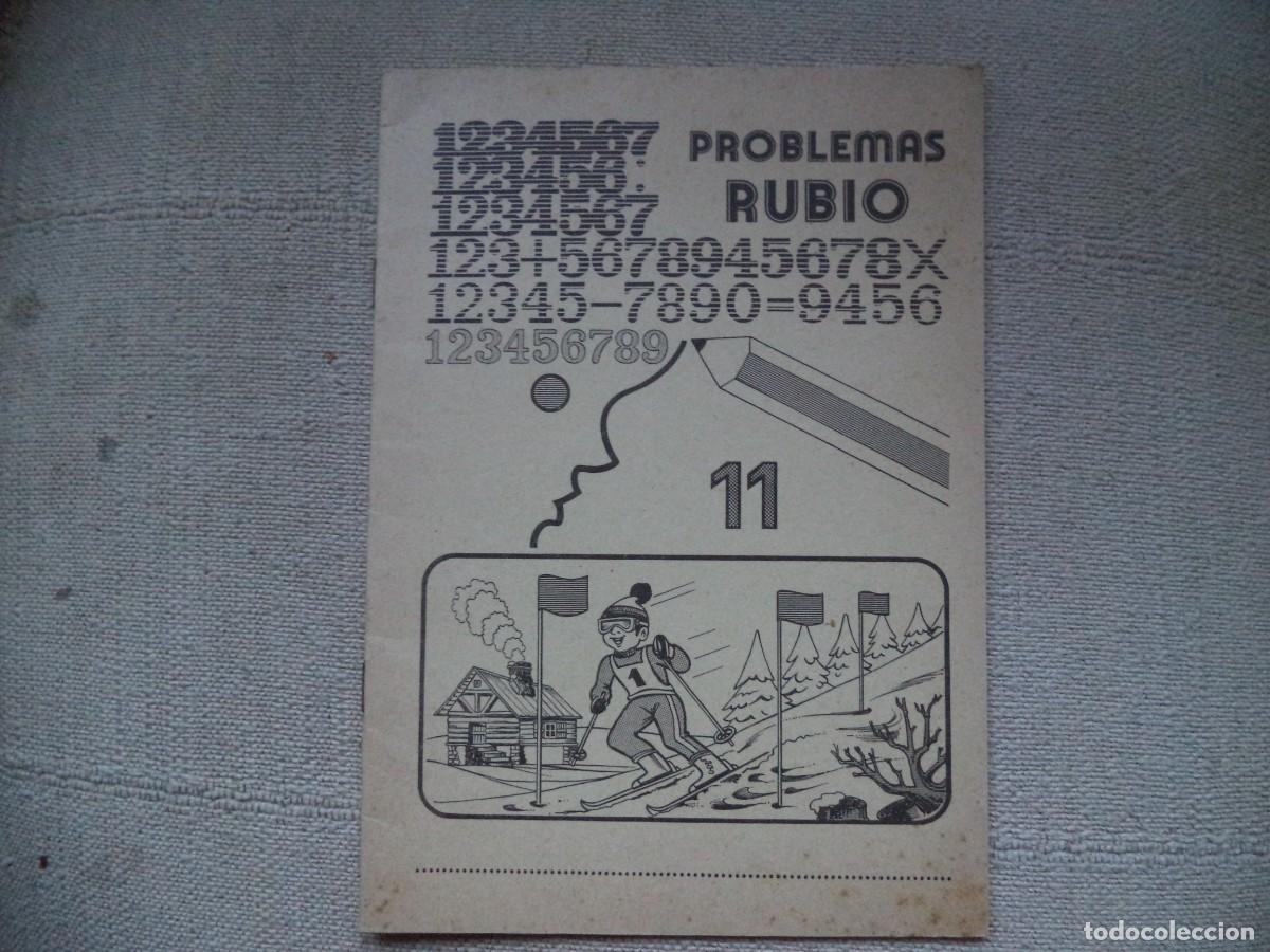 Libros de segunda mano: Cuaderno escuela Rubio .Problemas ,cuaderno 11 - Foto 1