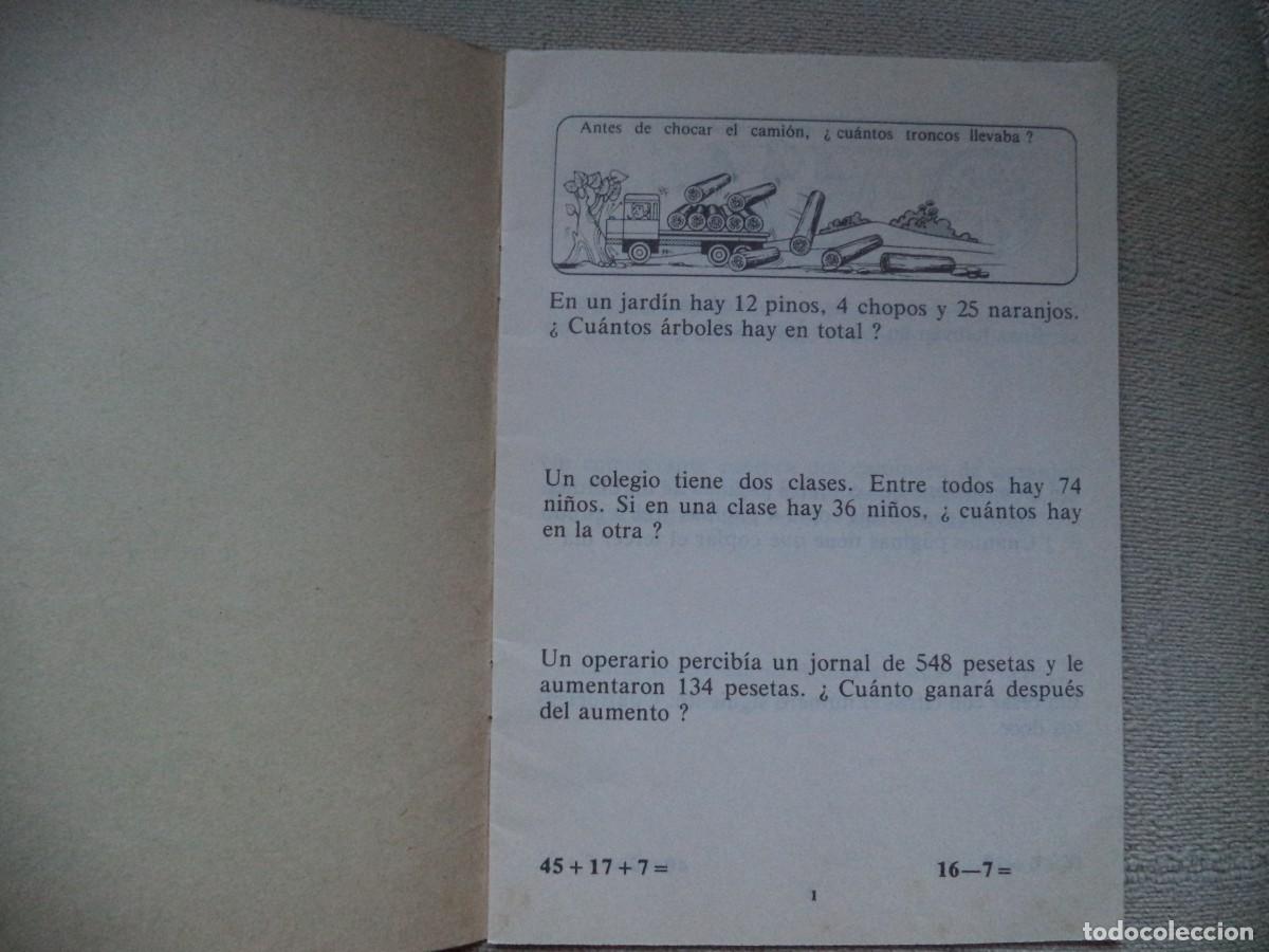 Libros de segunda mano: Cuaderno escuela Rubio .Problemas ,cuaderno 11 - Foto 2