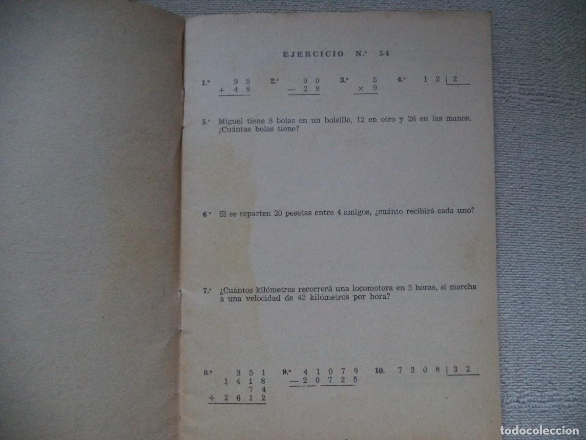 Libros de segunda mano: Cuaderno escuela Rubio .Problemas ,cuaderno 9 - Foto 2