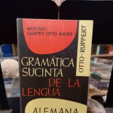 Libros de segunda mano: E. OTTO - E. RUPPERT / GRAMÁTICA SUCINTA DE LA LENGUA ALEMANA / HERDER GROOS 1995