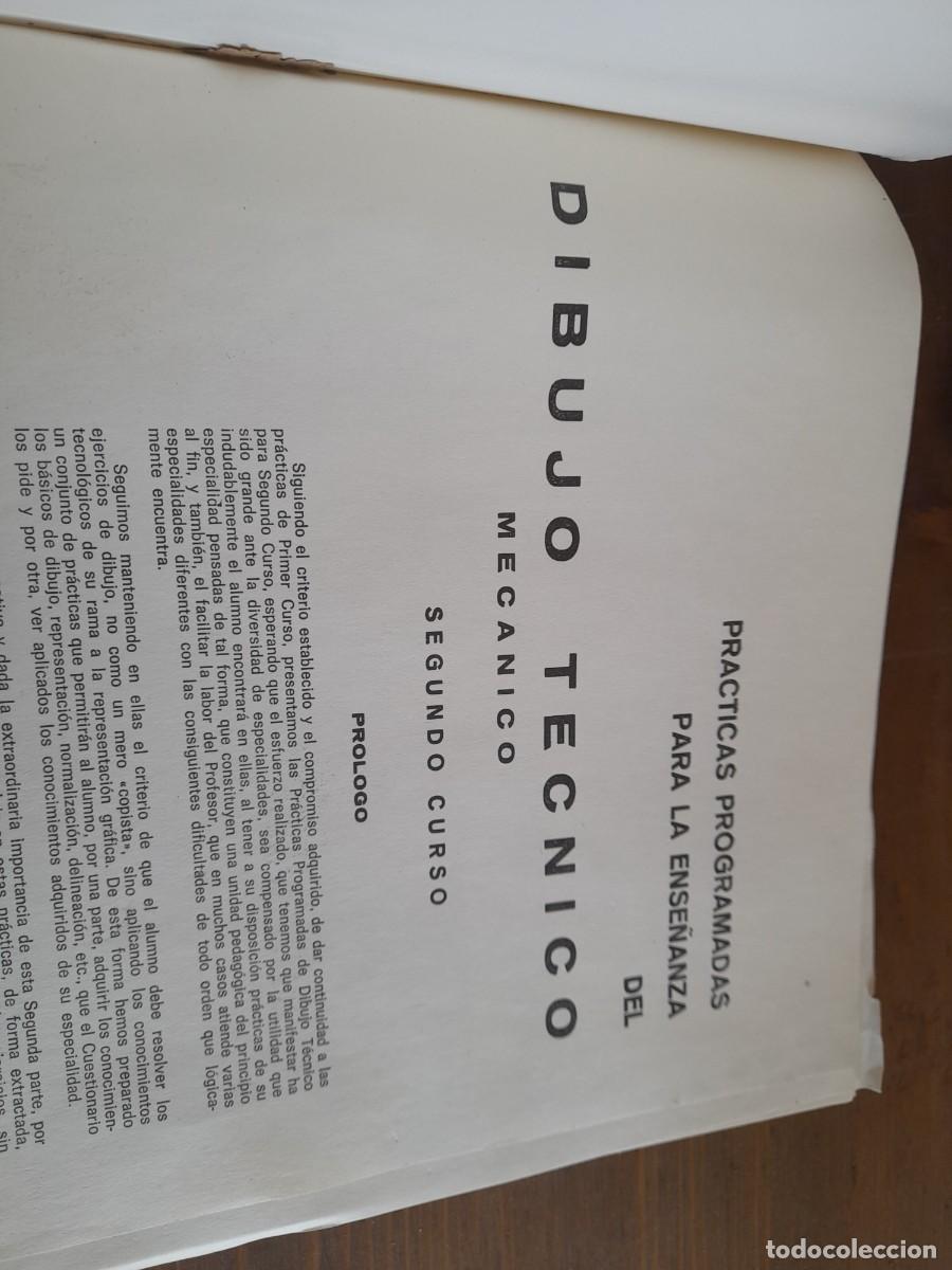 Libros de segunda mano: Libro Pr&aacute;cticas programadas de dibujo t&eacute;cnico mec&aacute;nico publicaciones Ditec - Foto 3