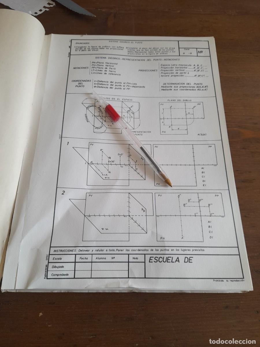 Libros de segunda mano: Libro Pr&aacute;cticas programadas de dibujo t&eacute;cnico mec&aacute;nico publicaciones Ditec - Foto 4