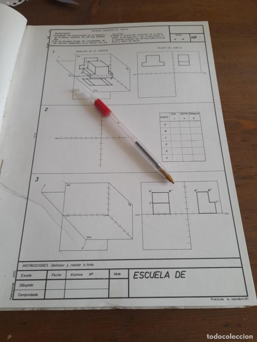Libros de segunda mano: Libro Pr&aacute;cticas programadas de dibujo t&eacute;cnico mec&aacute;nico publicaciones Ditec - Foto 5