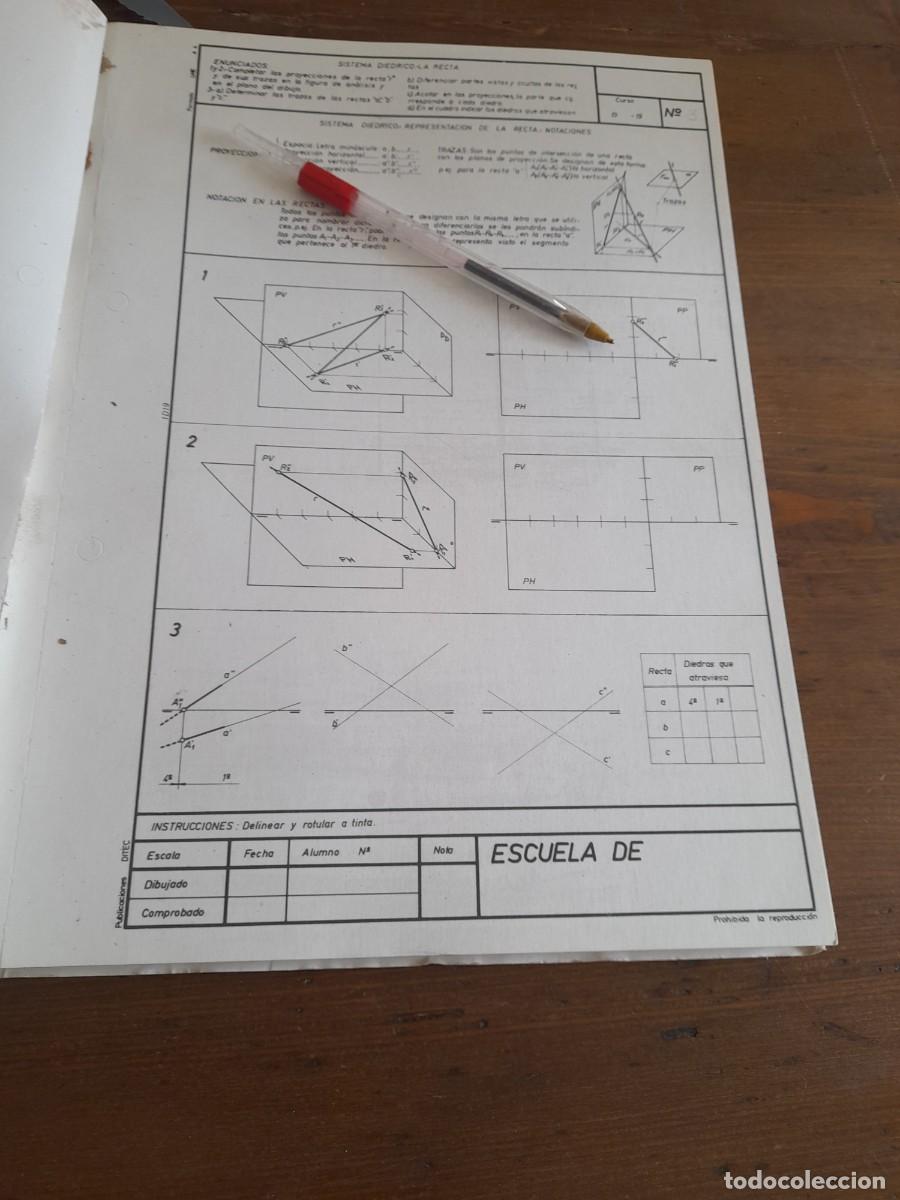 Libros de segunda mano: Libro Pr&aacute;cticas programadas de dibujo t&eacute;cnico mec&aacute;nico publicaciones Ditec - Foto 6