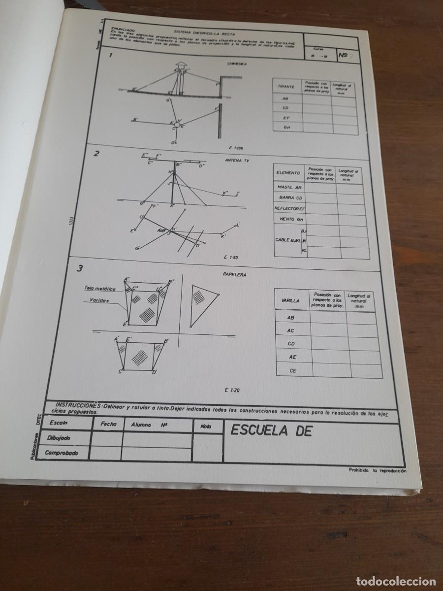 Libros de segunda mano: Libro Pr&aacute;cticas programadas de dibujo t&eacute;cnico mec&aacute;nico publicaciones Ditec - Foto 10