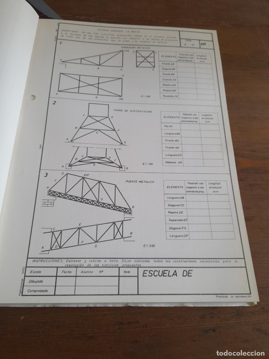 Libros de segunda mano: Libro Pr&aacute;cticas programadas de dibujo t&eacute;cnico mec&aacute;nico publicaciones Ditec - Foto 11