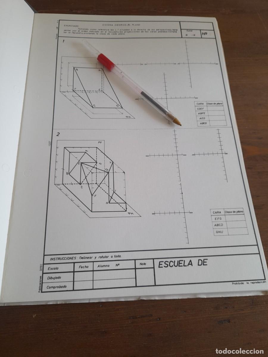 Libros de segunda mano: Libro Pr&aacute;cticas programadas de dibujo t&eacute;cnico mec&aacute;nico publicaciones Ditec - Foto 14