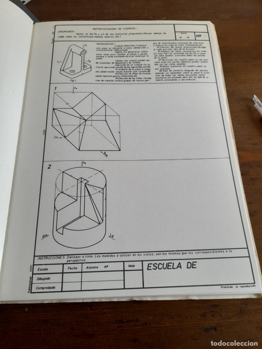 Libros de segunda mano: Libro Pr&aacute;cticas programadas de dibujo t&eacute;cnico mec&aacute;nico publicaciones Ditec - Foto 18