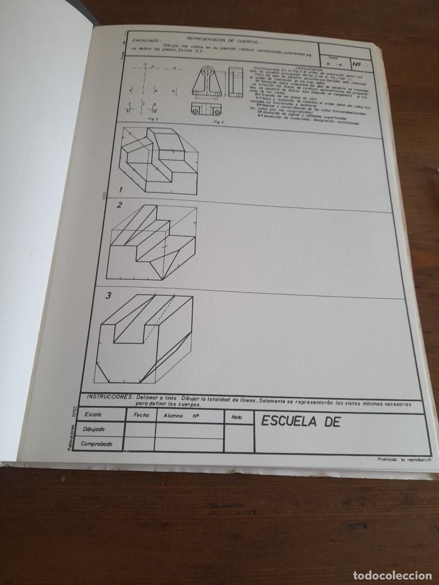 Libros de segunda mano: Libro Pr&aacute;cticas programadas de dibujo t&eacute;cnico mec&aacute;nico publicaciones Ditec - Foto 19