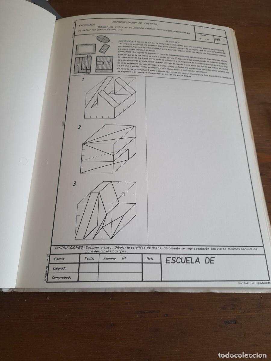 Libros de segunda mano: Libro Pr&aacute;cticas programadas de dibujo t&eacute;cnico mec&aacute;nico publicaciones Ditec - Foto 20