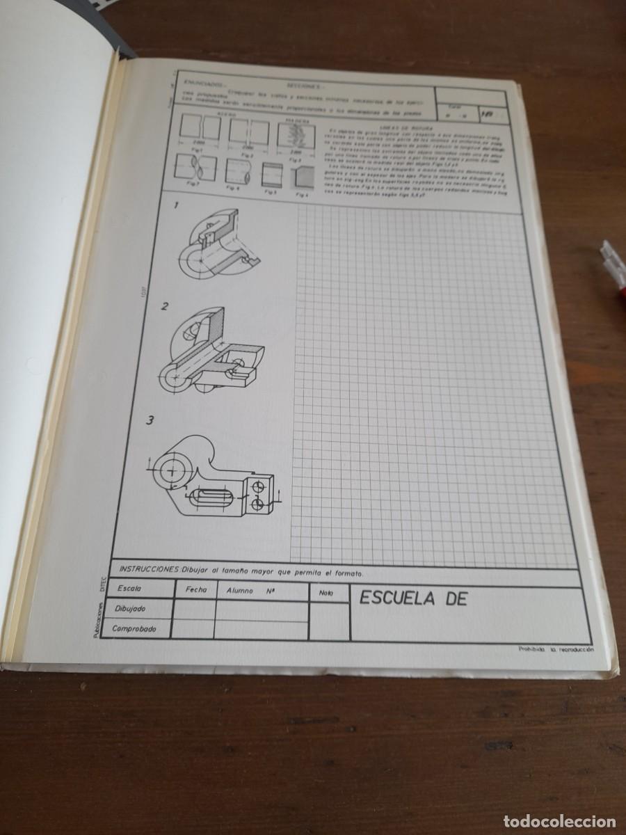 Libros de segunda mano: Libro Pr&aacute;cticas programadas de dibujo t&eacute;cnico mec&aacute;nico publicaciones Ditec - Foto 21