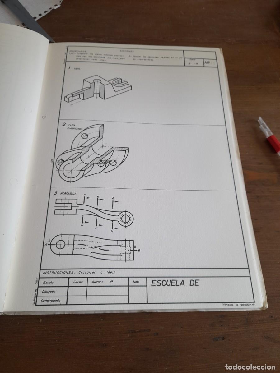 Libros de segunda mano: Libro Pr&aacute;cticas programadas de dibujo t&eacute;cnico mec&aacute;nico publicaciones Ditec - Foto 22