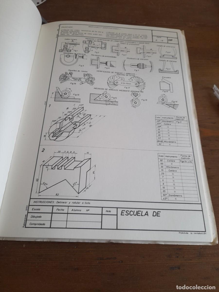 Libros de segunda mano: Libro Pr&aacute;cticas programadas de dibujo t&eacute;cnico mec&aacute;nico publicaciones Ditec - Foto 27