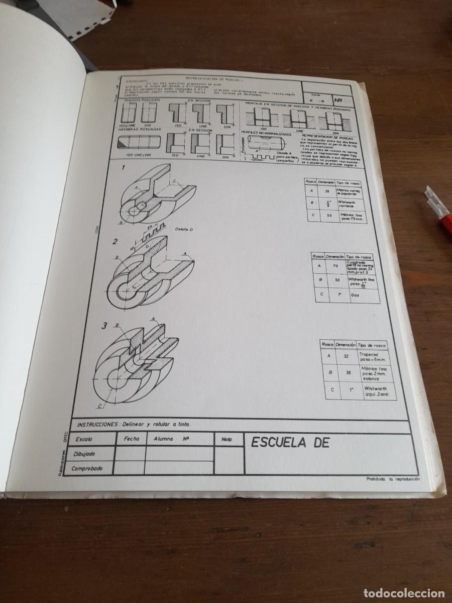 Libros de segunda mano: Libro Pr&aacute;cticas programadas de dibujo t&eacute;cnico mec&aacute;nico publicaciones Ditec - Foto 28