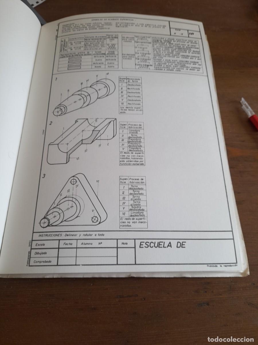 Libros de segunda mano: Libro Pr&aacute;cticas programadas de dibujo t&eacute;cnico mec&aacute;nico publicaciones Ditec - Foto 30
