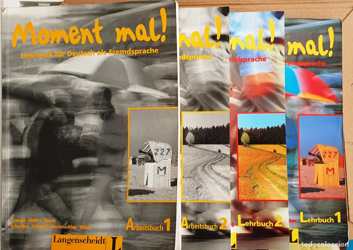 Libros de segunda mano: MOMENT MAL. LIBROS DE TEXTO (2) Y EJERCICIOS (2). ALEMAN. 4 LIBROS. - Foto 1