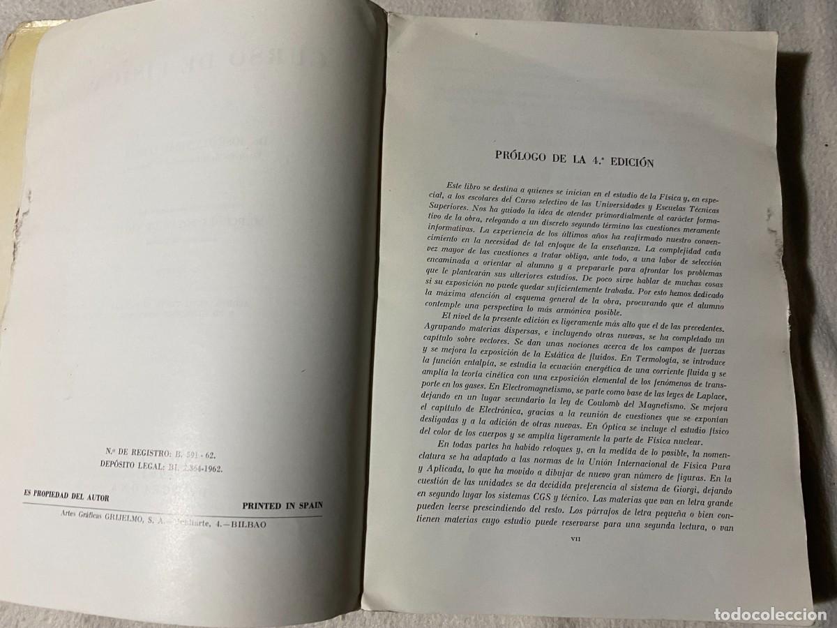 Libros de segunda mano: CURSO DE F&Iacute;SICA - 4&ordm; CURSO - VIDAL - Foto 7