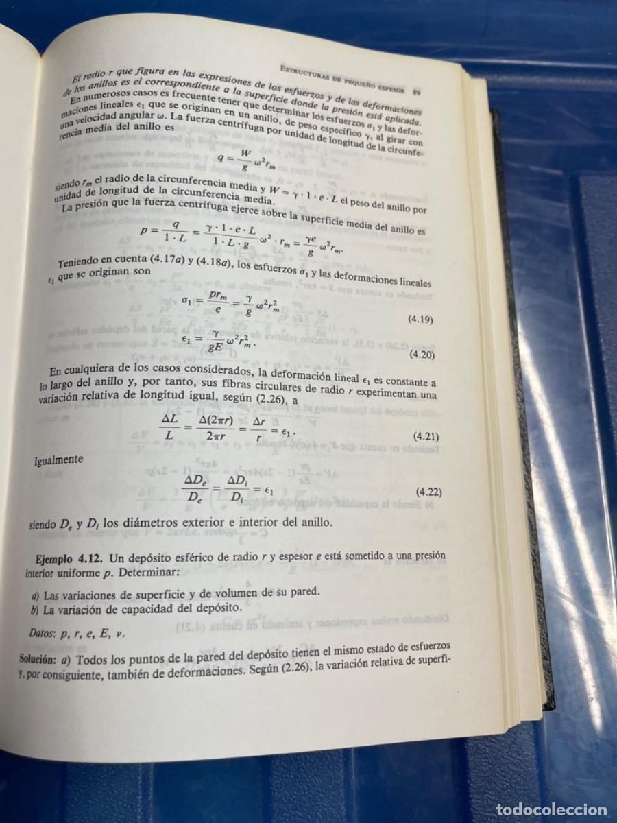 Libros de segunda mano: RESISTENCIA DE MATERIALES. MANUEL V&Aacute;ZQUEZ 1986 - Foto 6