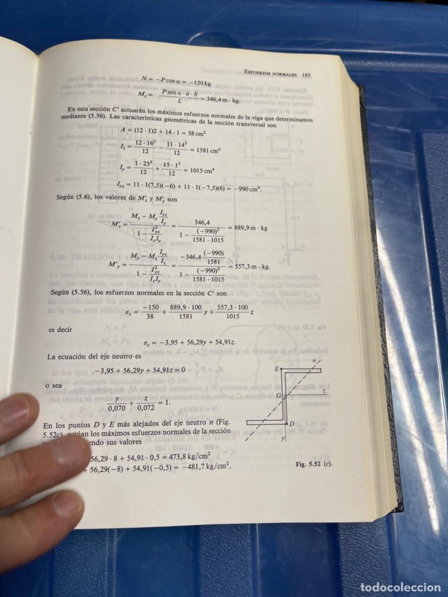 Libros de segunda mano: RESISTENCIA DE MATERIALES. MANUEL V&Aacute;ZQUEZ 1986 - Foto 7