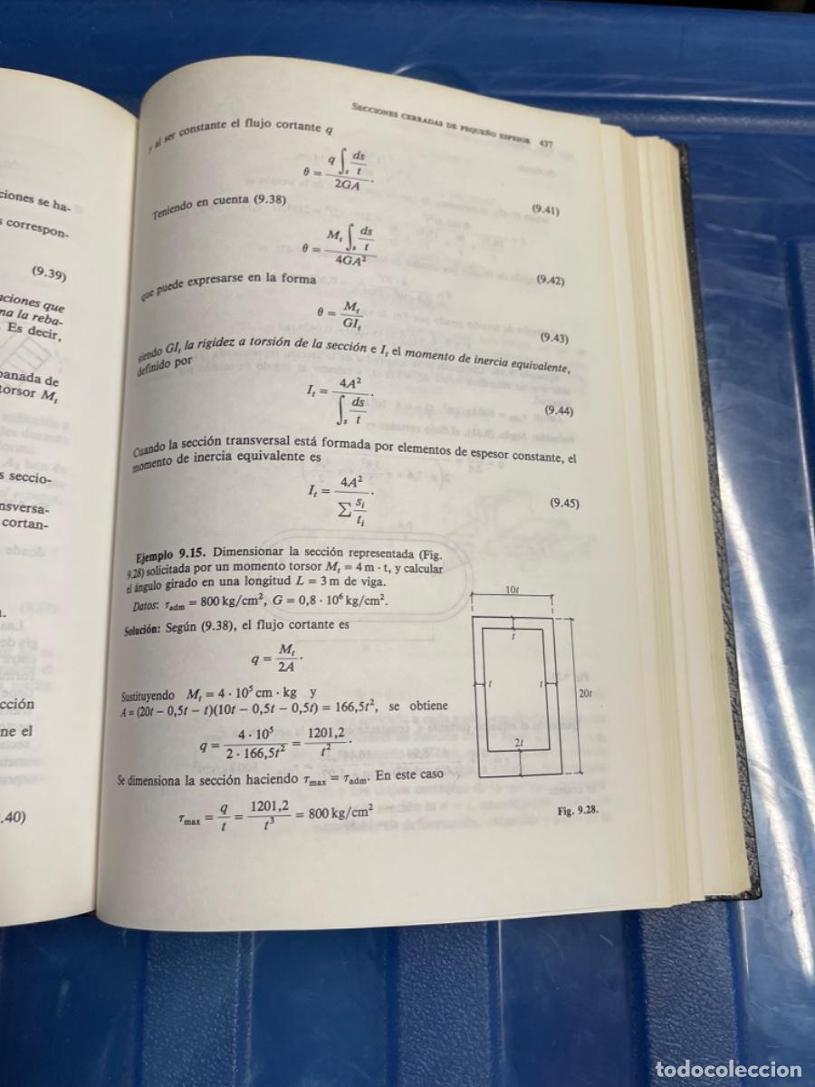 Libros de segunda mano: RESISTENCIA DE MATERIALES. MANUEL V&Aacute;ZQUEZ 1986 - Foto 8