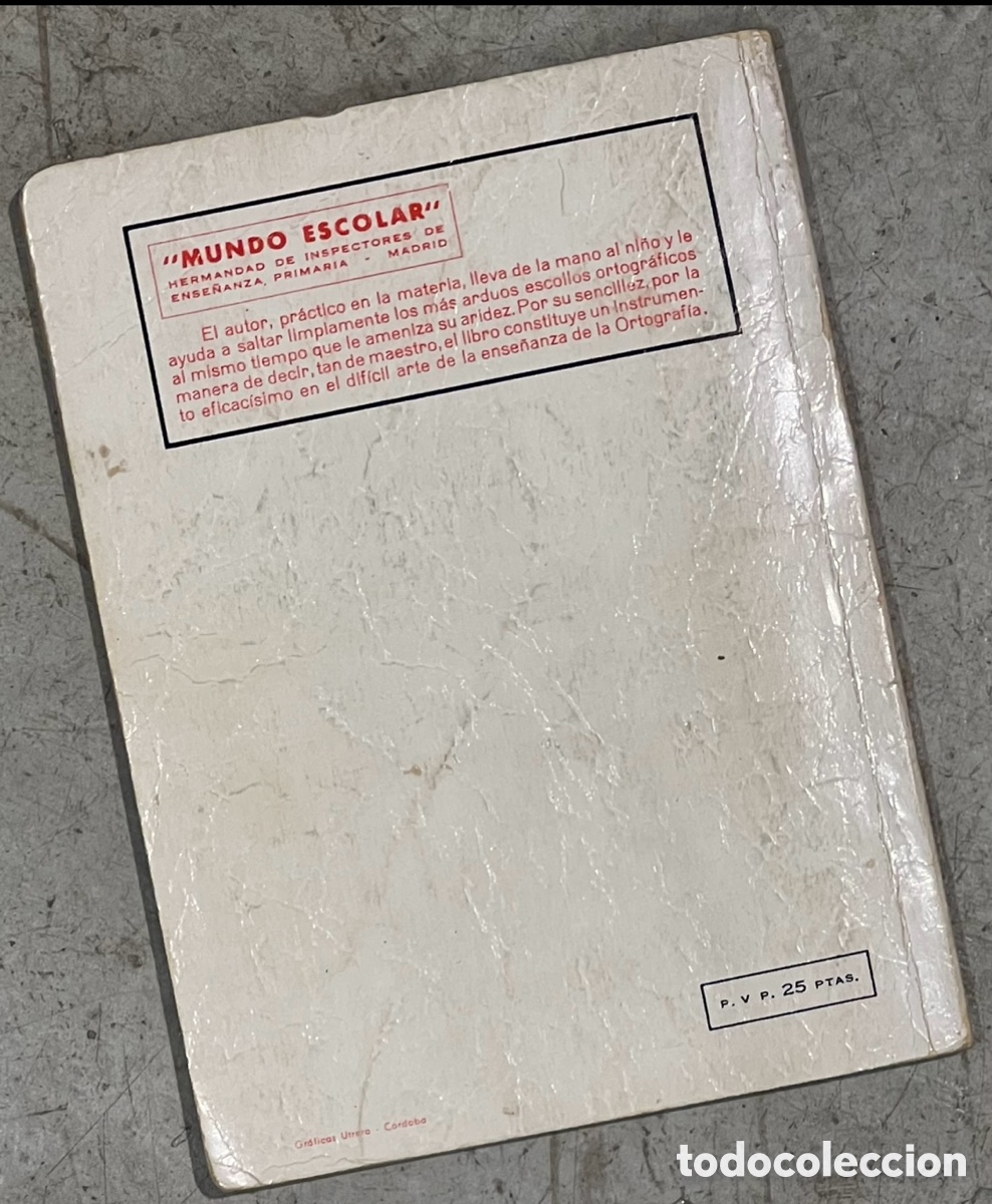 Libros de segunda mano: Libro. Manuel Bustos Sousa. &ldquo;Breve Ortograf&iacute;a Escolar&rdquo;. 1970. - Foto 2