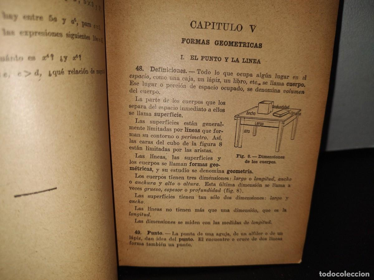Libros de segunda mano: 93- ARITM&Aacute;TICA Y NOCIONES DE GEOMETR&Iacute;A. CUARTO LIBRO - J. E. ROZ&Aacute;N - 1956 - Foto 8