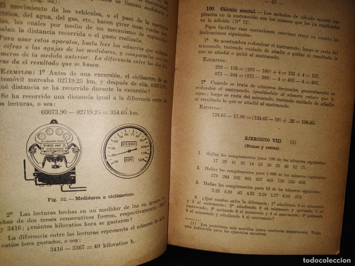 Libros de segunda mano: 93- ARITM&Aacute;TICA Y NOCIONES DE GEOMETR&Iacute;A. CUARTO LIBRO - J. E. ROZ&Aacute;N - 1956 - Foto 11