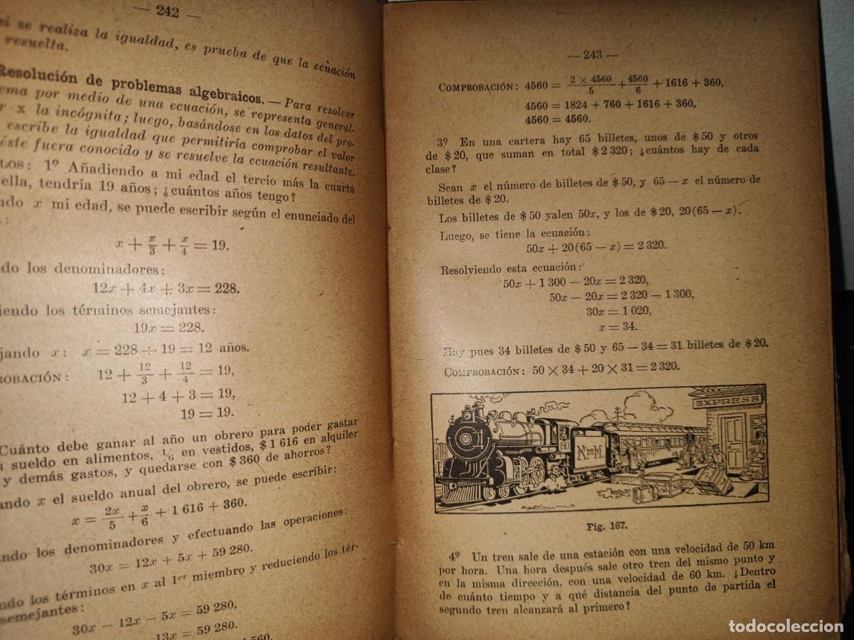 Libros de segunda mano: 93- ARITM&Aacute;TICA Y NOCIONES DE GEOMETR&Iacute;A. CUARTO LIBRO - J. E. ROZ&Aacute;N - 1956 - Foto 14