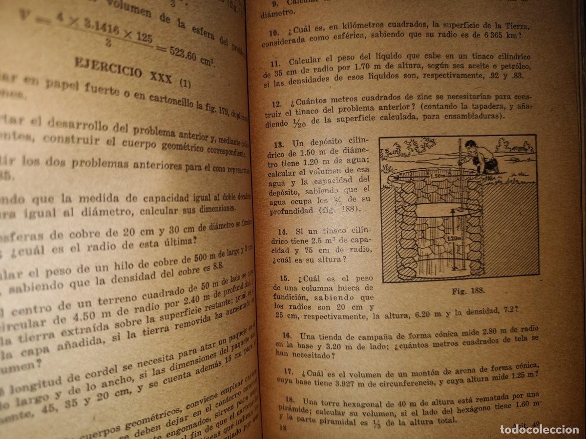 Libros de segunda mano: 93- ARITM&Aacute;TICA Y NOCIONES DE GEOMETR&Iacute;A. CUARTO LIBRO - J. E. ROZ&Aacute;N - 1956 - Foto 15