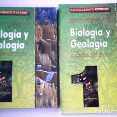 Libros de segunda mano: BIOLOGÍA Y GEOLOGÍA 1º BACHILLERATO LIBRO Y GUÍA DEL PROFESORADO DE ED. EVEREST EN LEÓN 1998