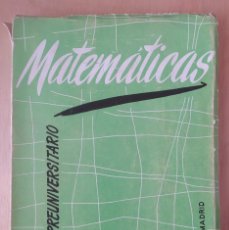 Libri di seconda mano: MATEMÁTICAS. CURSO PREUNIVERSITARIO - BRUÑO